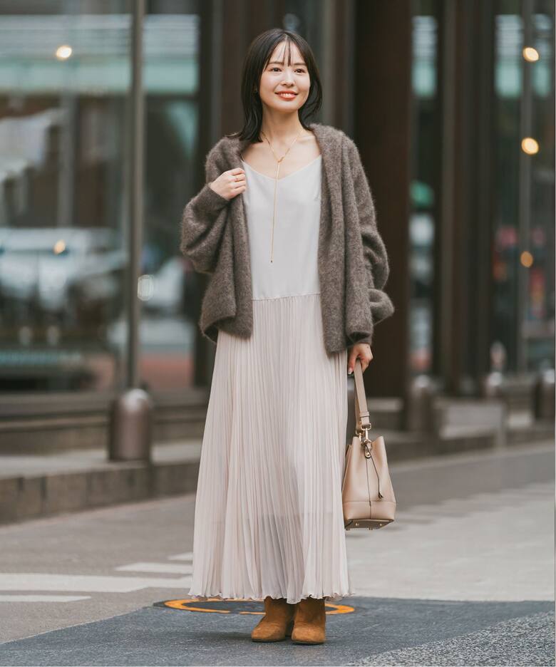 追加》ファーニットパフカーディガン（ニット／セーター）｜NOBLE  