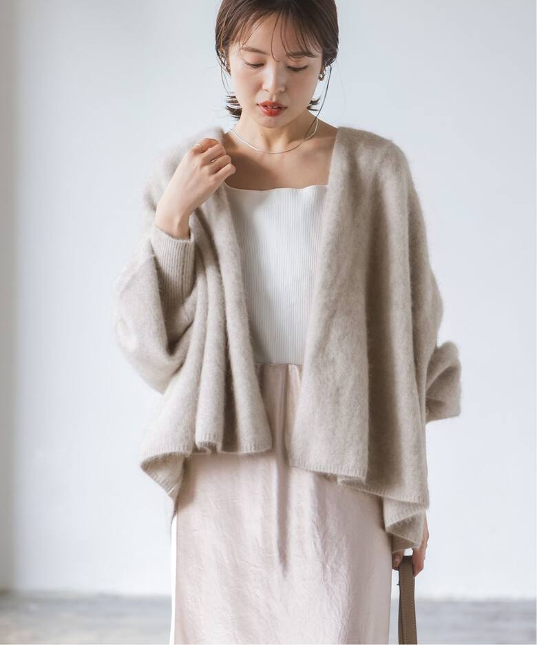追加》ファーニットパフカーディガン（カーディガン）｜NOBLE  