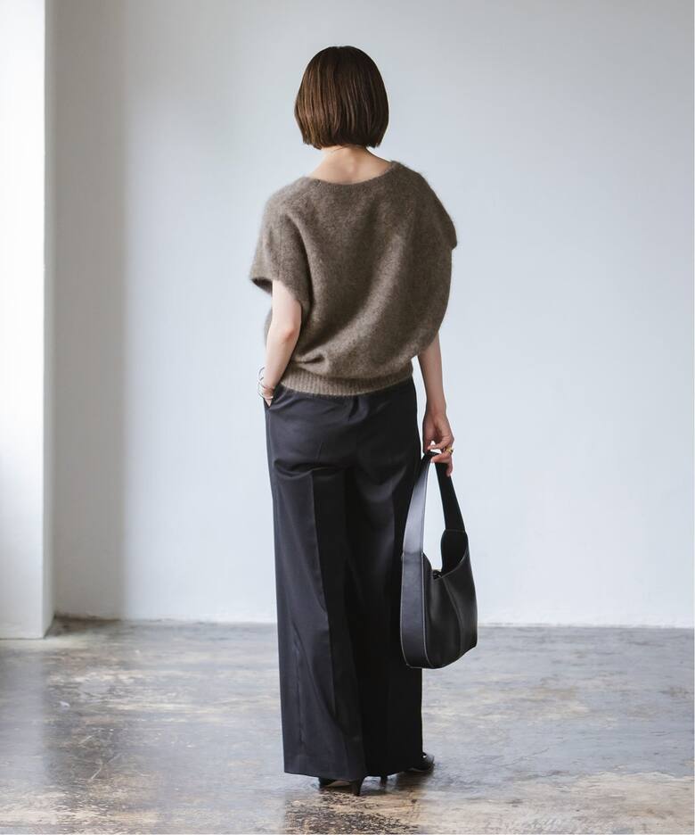 ファーニットVネックベスト（ニット／セーター）｜NOBLE（ノーブル）の  