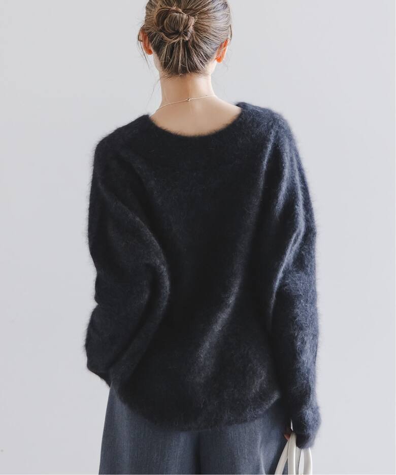 ファーニットVネックプルオーバー（ニット／セーター）｜NOBLE 