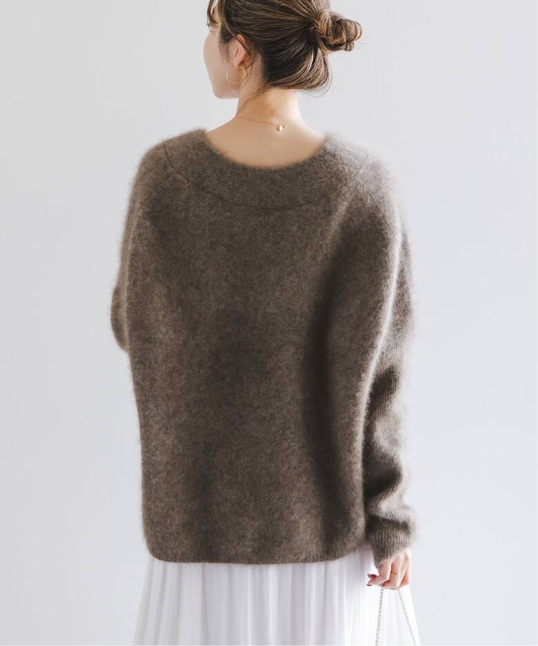 ファーニットVネックプルオーバー（ニット／セーター）｜NOBLE  
