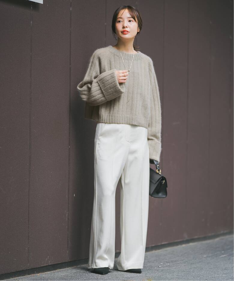 YAK/ヤク ワイドリブニットプルオーバー（ニット／セーター）｜NOBLE  