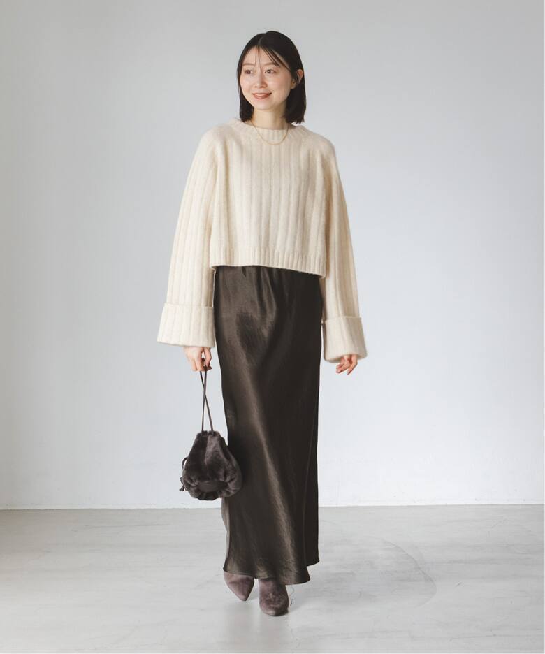 YAK/ヤク ワイドリブニットプルオーバー（ニット／セーター）｜NOBLE  
