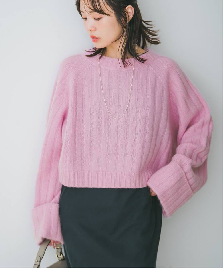 YAK/ヤク ワイドリブニットプルオーバー（ニット／セーター）｜NOBLE  