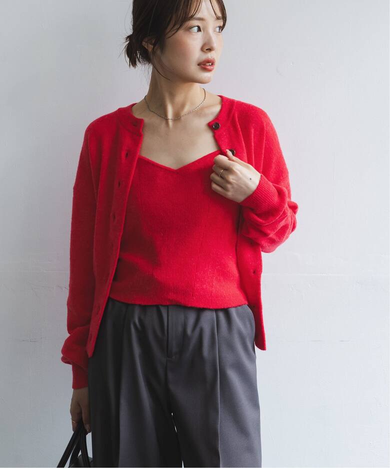 ウールアルパカアンサンブルニット（ニット／セーター）｜NOBLE  