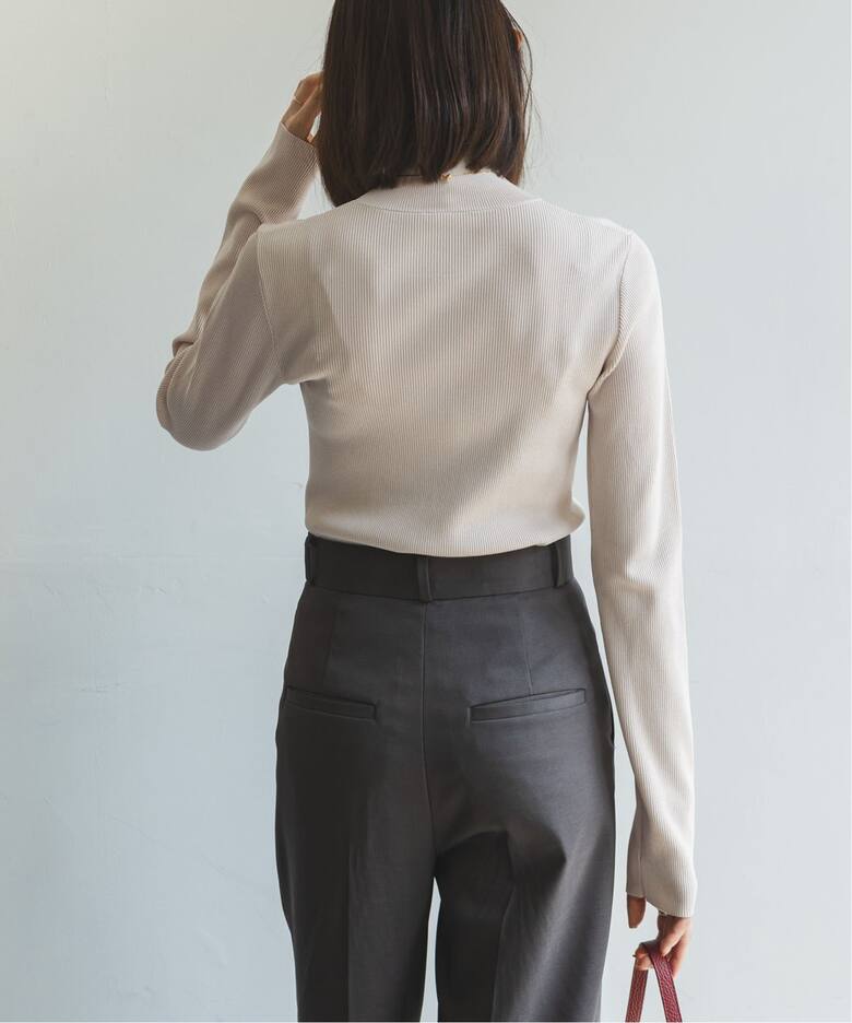 ナローリブタートルニット（ニット／セーター）｜NOBLE（ノーブル）の  