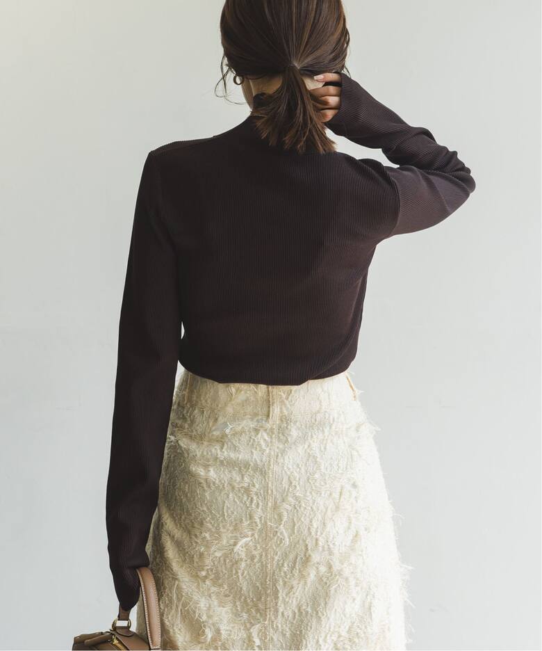 ナローリブタートルニット（ニット／セーター）｜NOBLE（ノーブル）の  