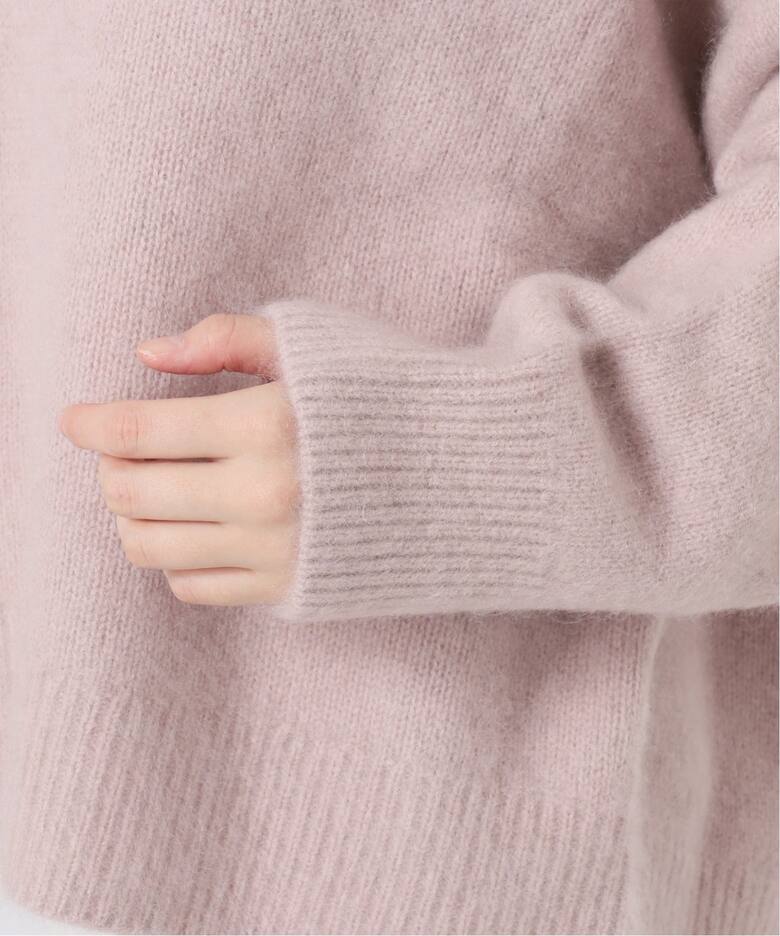 追加》YAK/ヤク ワイドVネックニット 3（ニット／セーター）｜NOBLE  