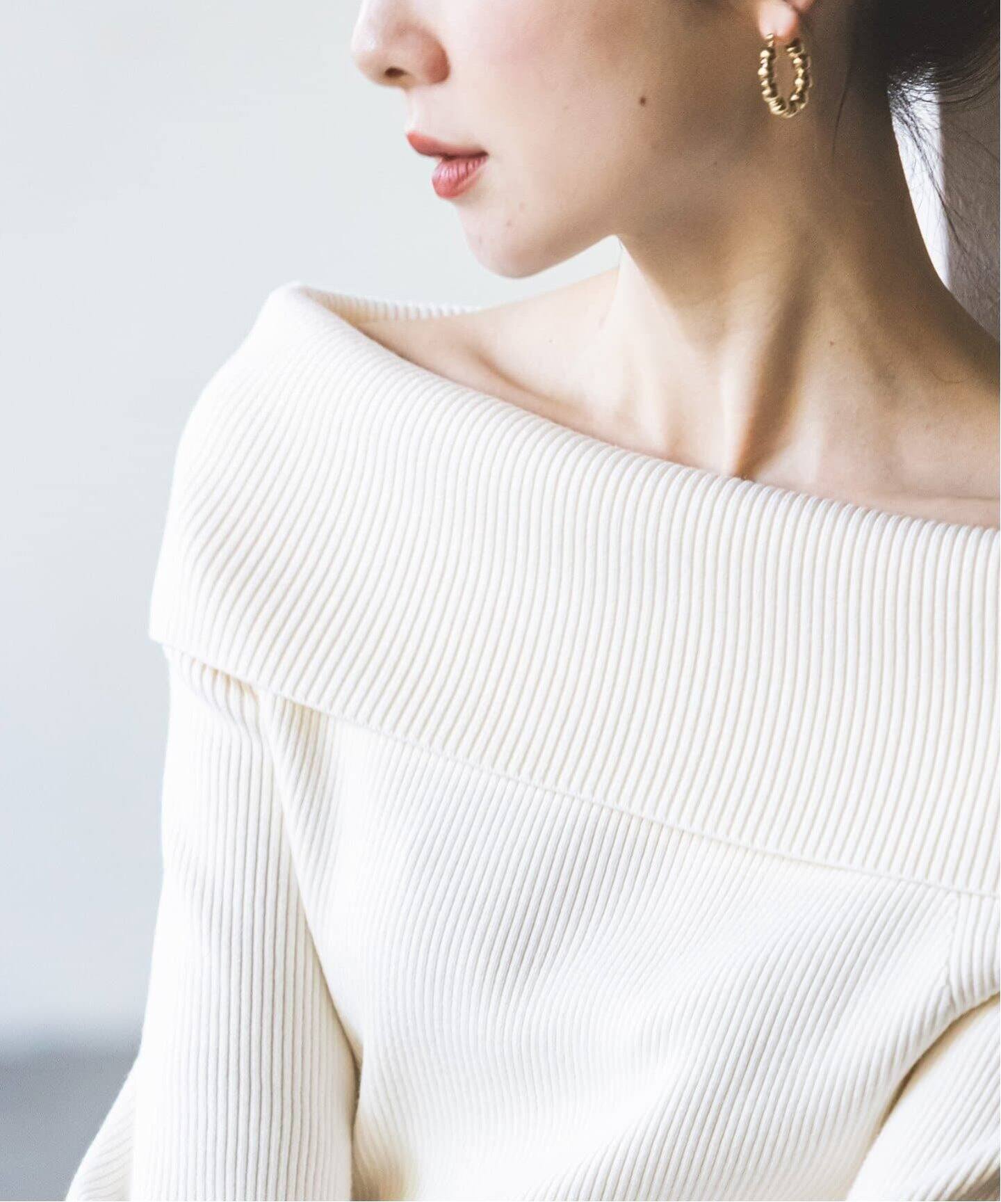 WEB限定追加》オフショルニット（ニット／セーター）｜NOBLE（ノーブル 