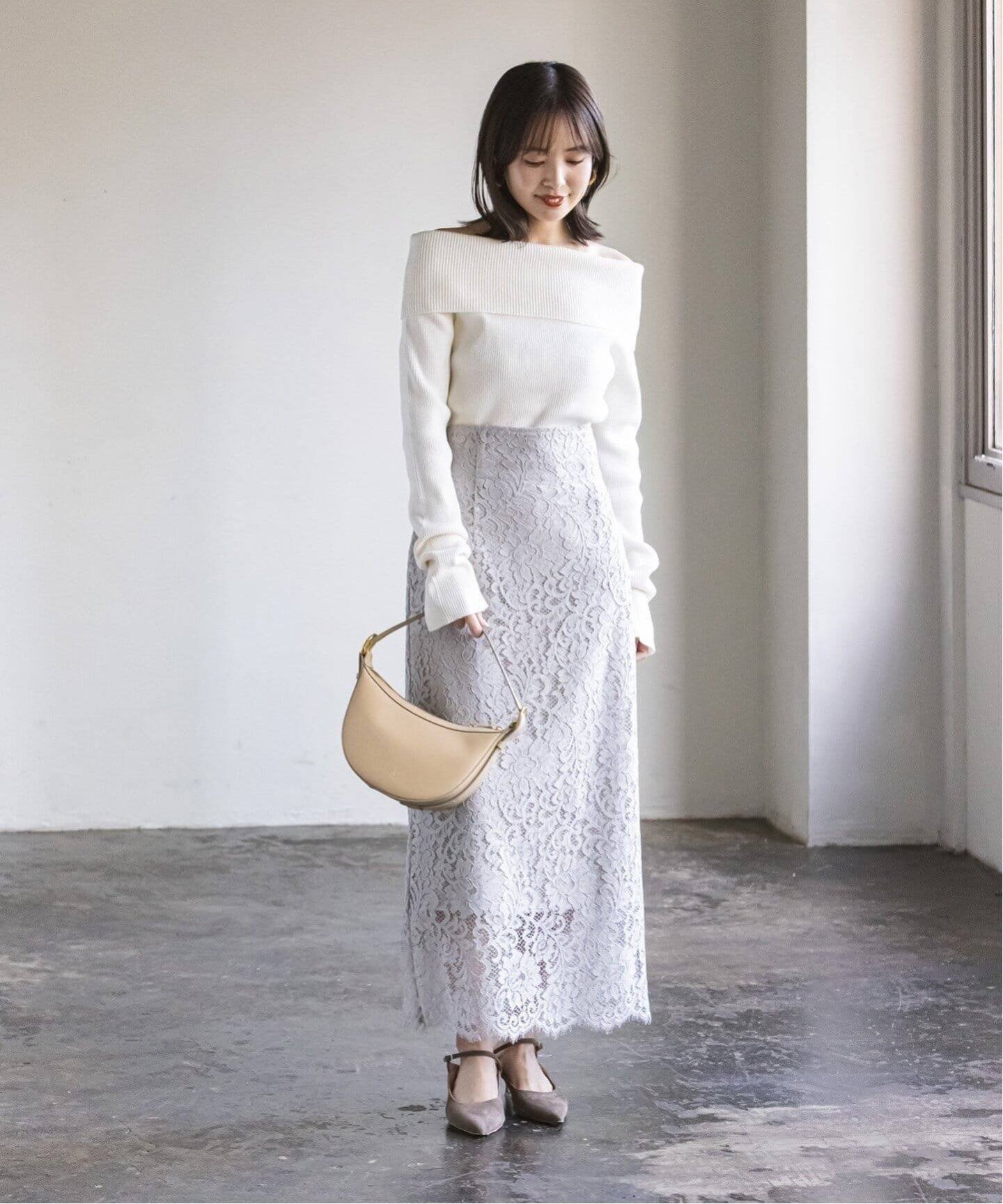 WEB限定追加》オフショルニット（ニット／セーター）｜NOBLE（ノーブル 