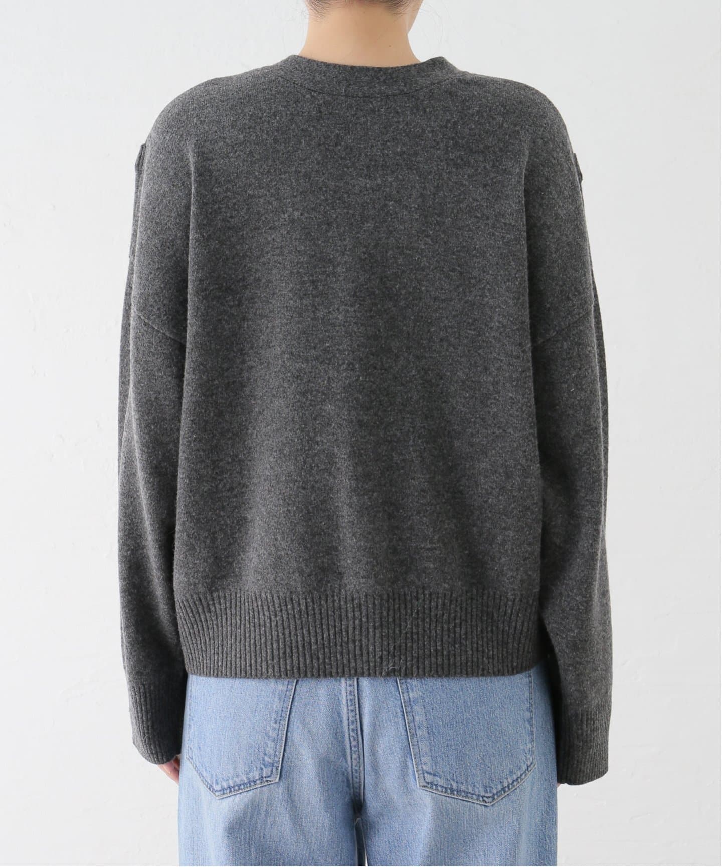 BlackWeirdos ニット　未使用新品 ウールナイロン2WAY Vネックカーディガン（ニット／セーター）｜NOBLE