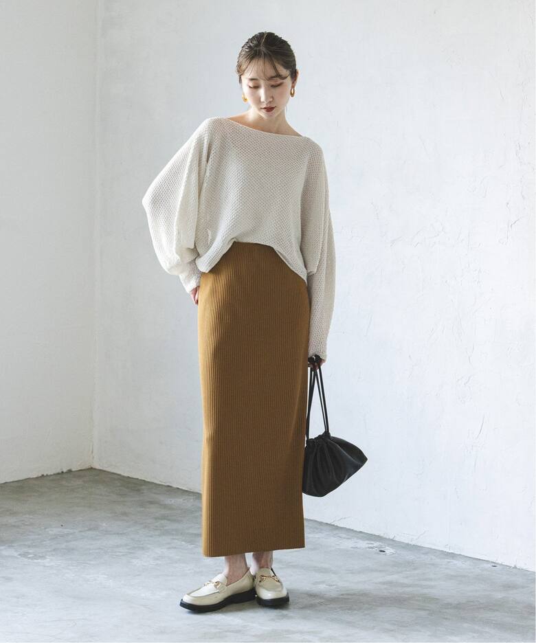 追加》ペーパーヤーン カノコショート丈プルオーバー（ニット  