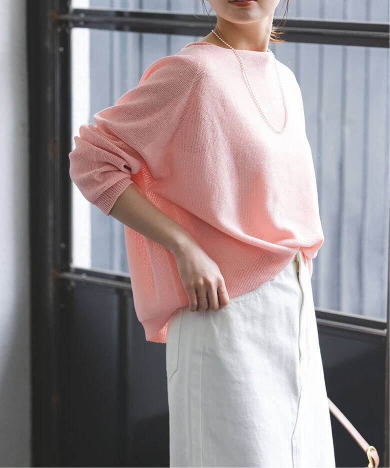 追加》ペーパーヤーン裏天竺プルオーバー（ニット／セーター）｜NOBLE  