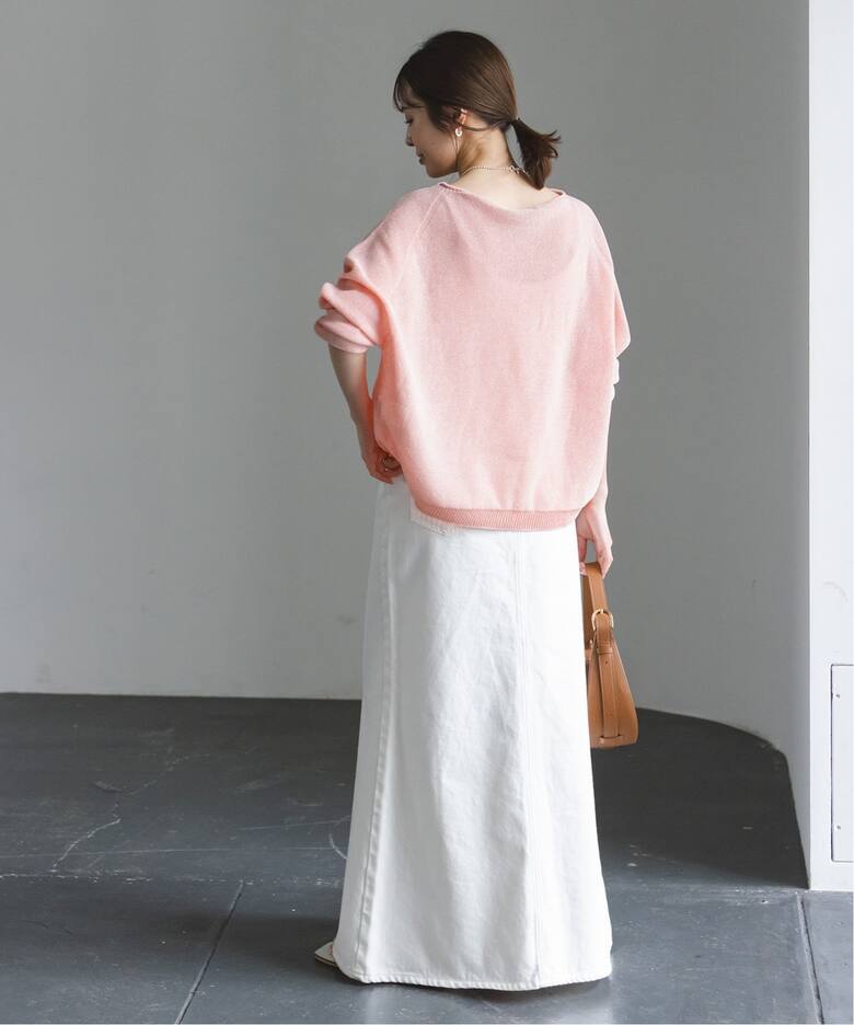 追加》ペーパーヤーン裏天竺プルオーバー（ニット／セーター）｜NOBLE  