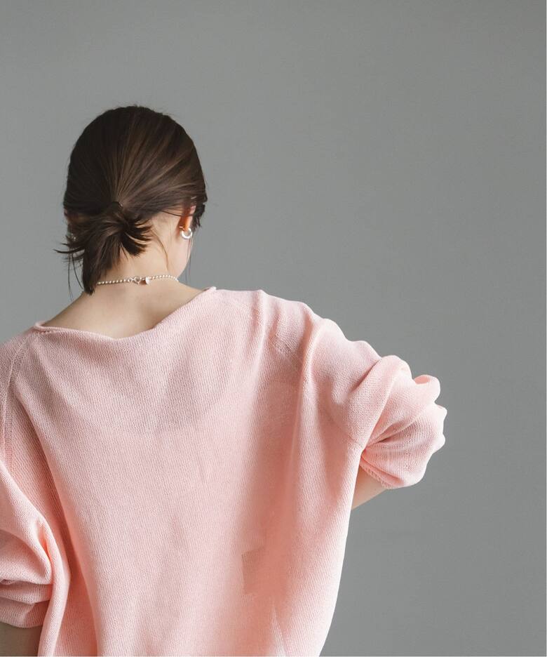 追加》ペーパーヤーン裏天竺プルオーバー（ニット／セーター）｜NOBLE  