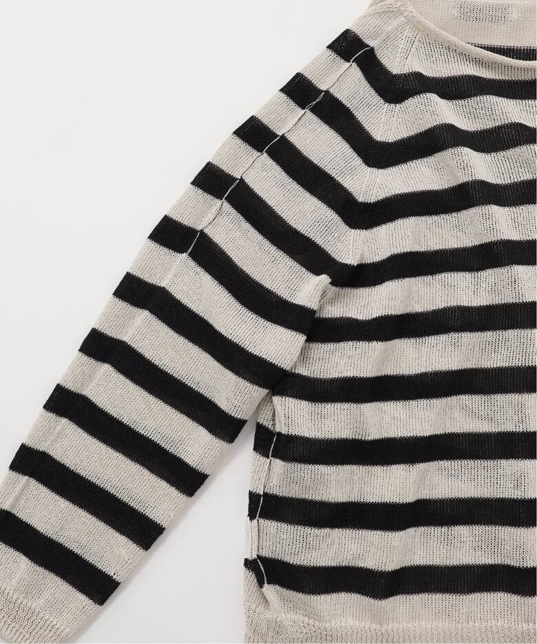 追加》ペーパーヤーン裏天竺プルオーバー 3（ニット／セーター  