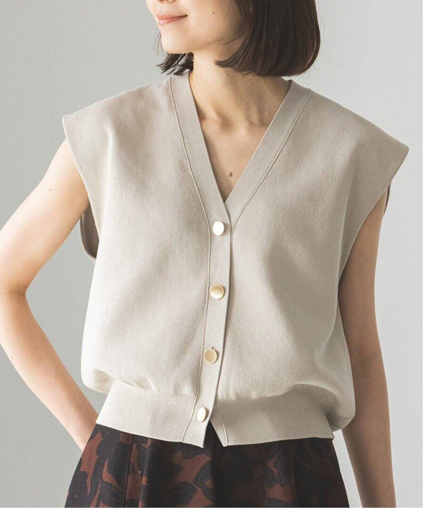 CO/PE ニットベスト（ニット／セーター）｜NOBLE（ノーブル）の通販 