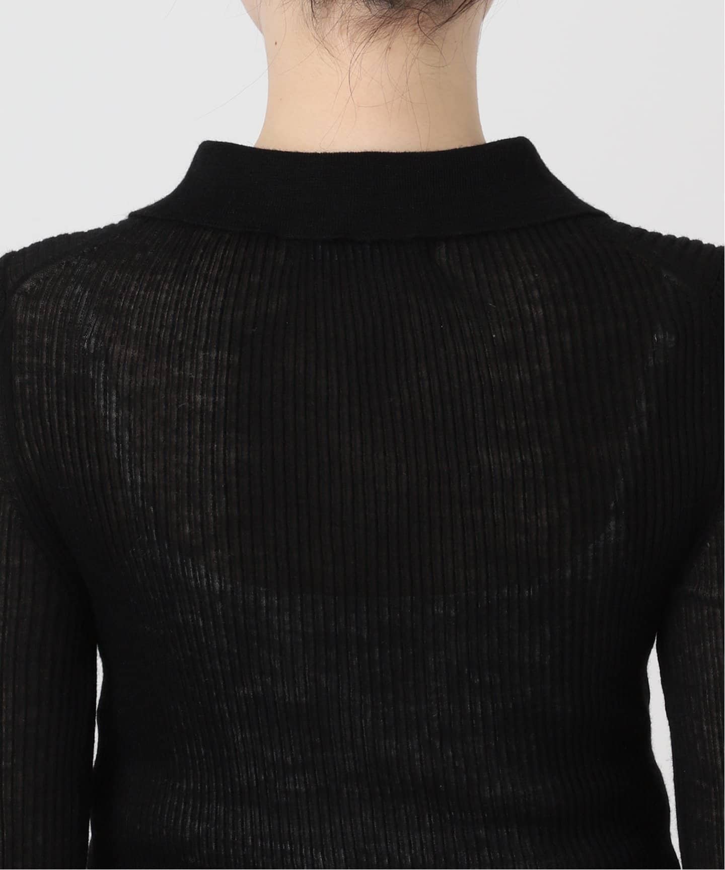 追加》アルパカミックスシアーポロニット（ニット／セーター