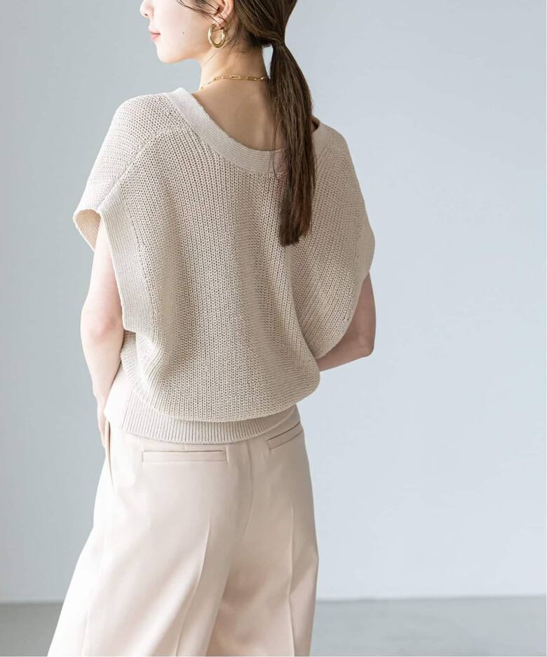 WEB限定追加》Newペーパーヤーンベスト（ニット／セーター）｜NOBLE  