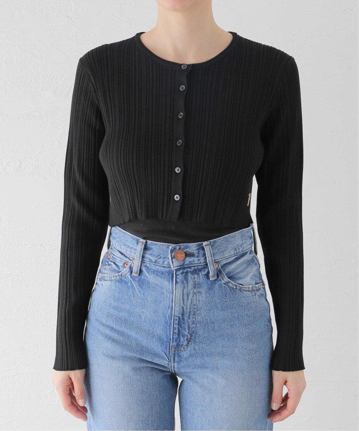 venit】クルーネックショート丈カーディガン（カーディガン）｜NOBLE  