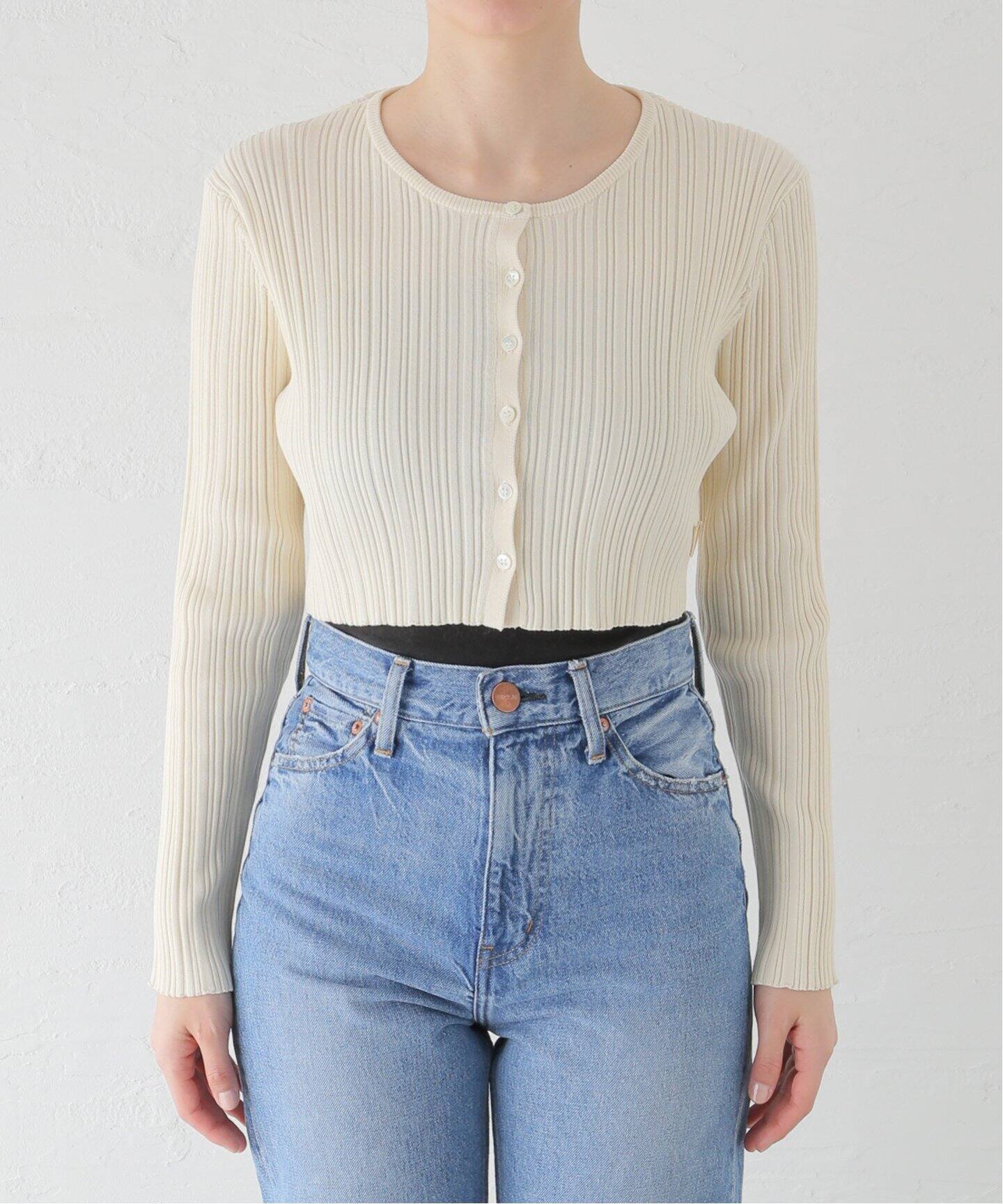 venit】クルーネックショート丈カーディガン（カーディガン）｜NOBLE  