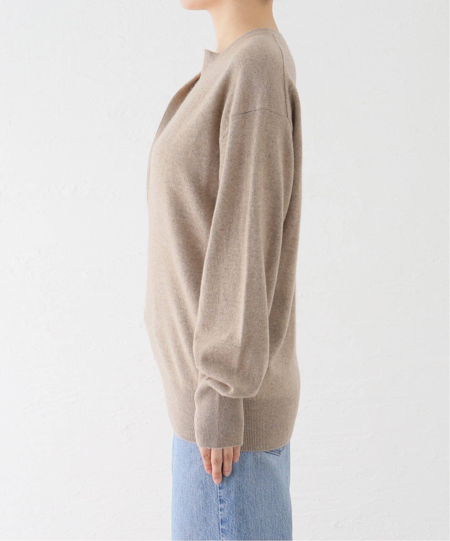 YLEVE/イレーヴ カシミヤスキッパープルオーバー（ニット／セーター  