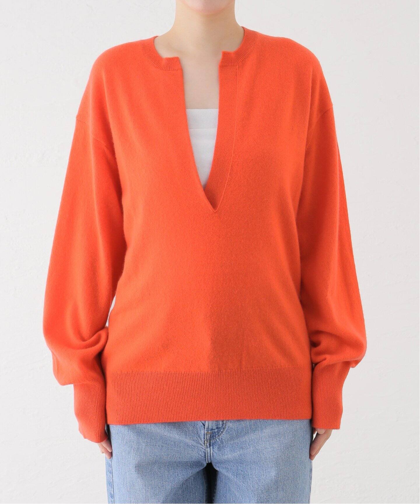 YLEVE/イレーヴ カシミヤスキッパープルオーバー（ニット／セーター  