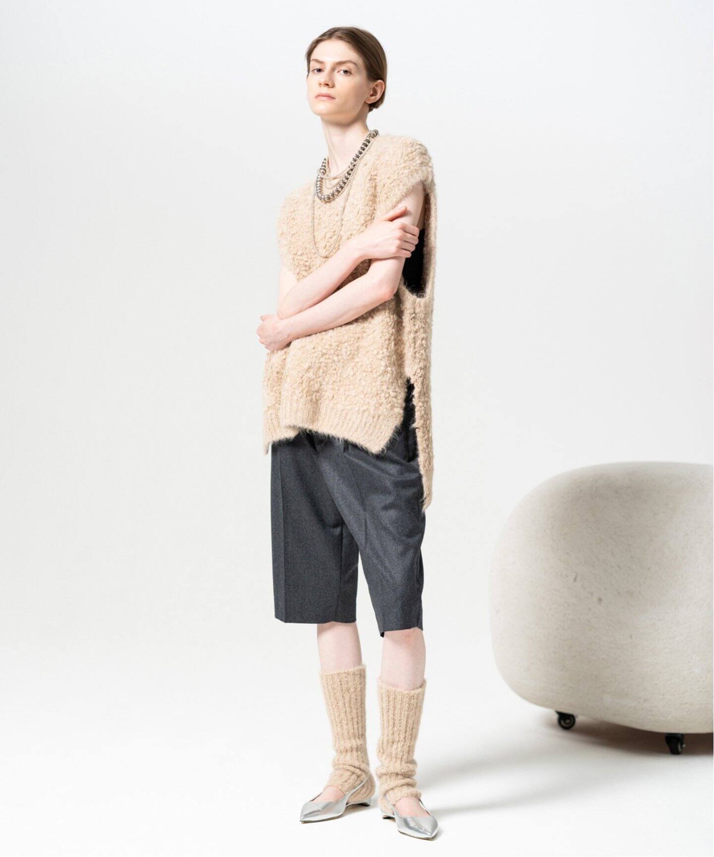 Suri Alpaca Blend ベスト（ベスト）｜CALMER（カルメール）の通販
