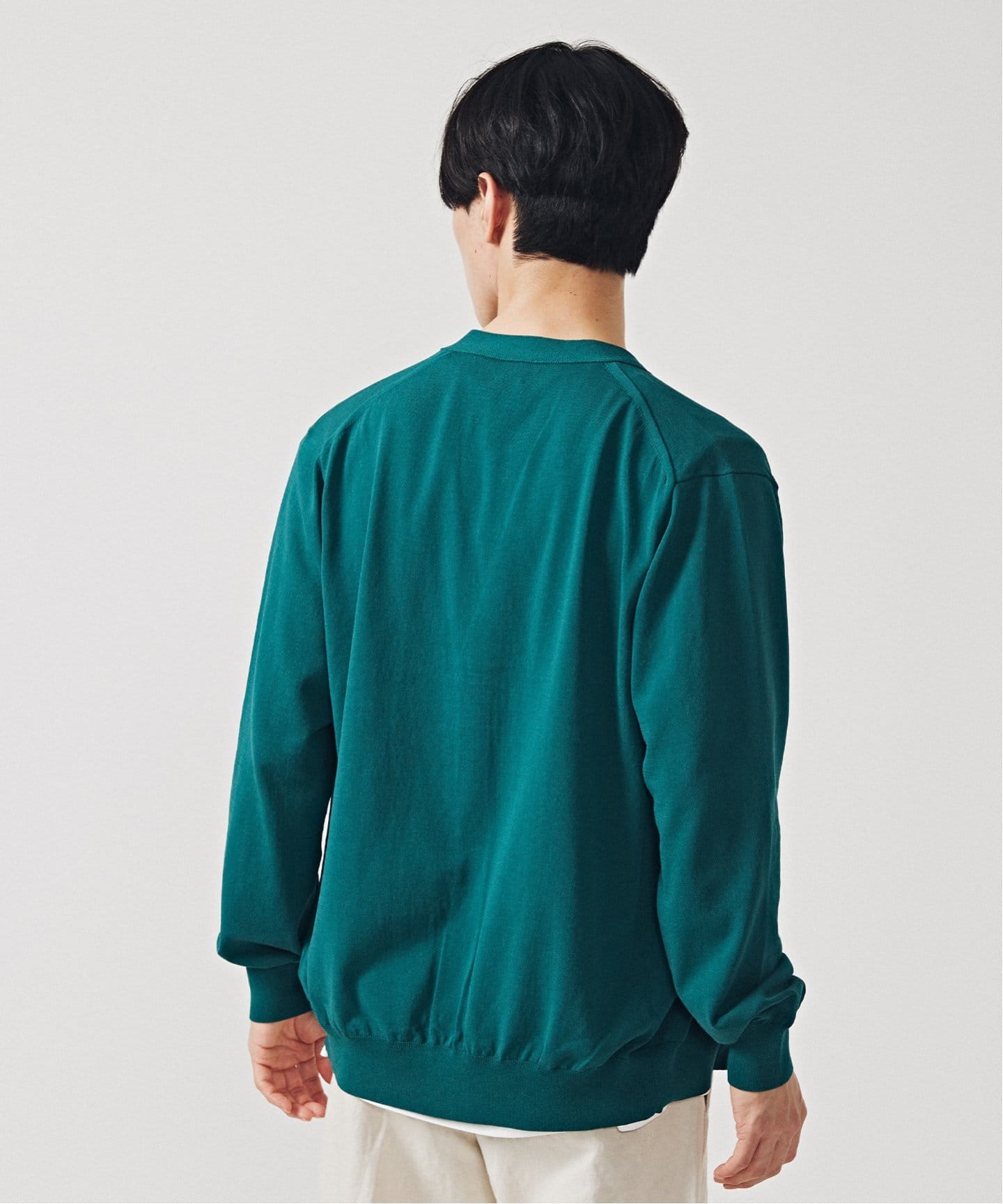 【タグ付】アイスコットンVネックカーディガン SLOBE IENA - ◇新品タグ付 SLOBE IENA アイスコットンVネック