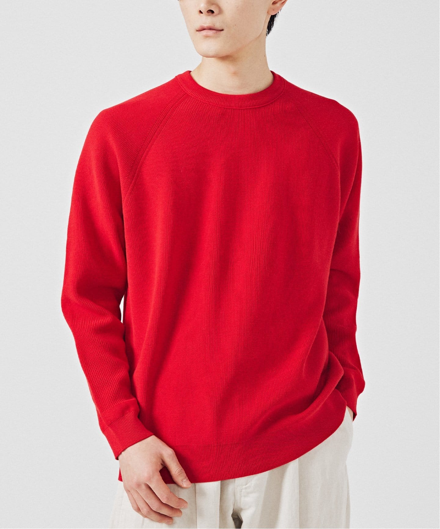 14ゲージ アゼ クルーネックニット（ニット／セーター）｜EDIFICE