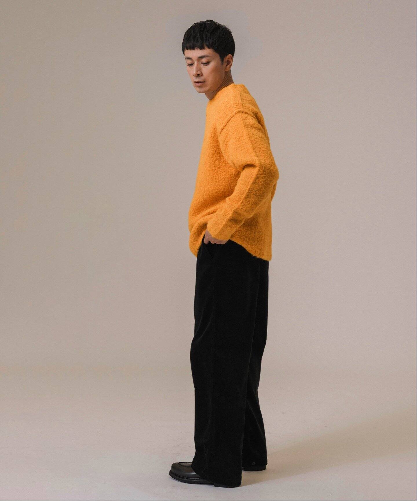 LA BOUCLE (ラブークル) ALPAFUR PILE JQ V/N ニット（ニット