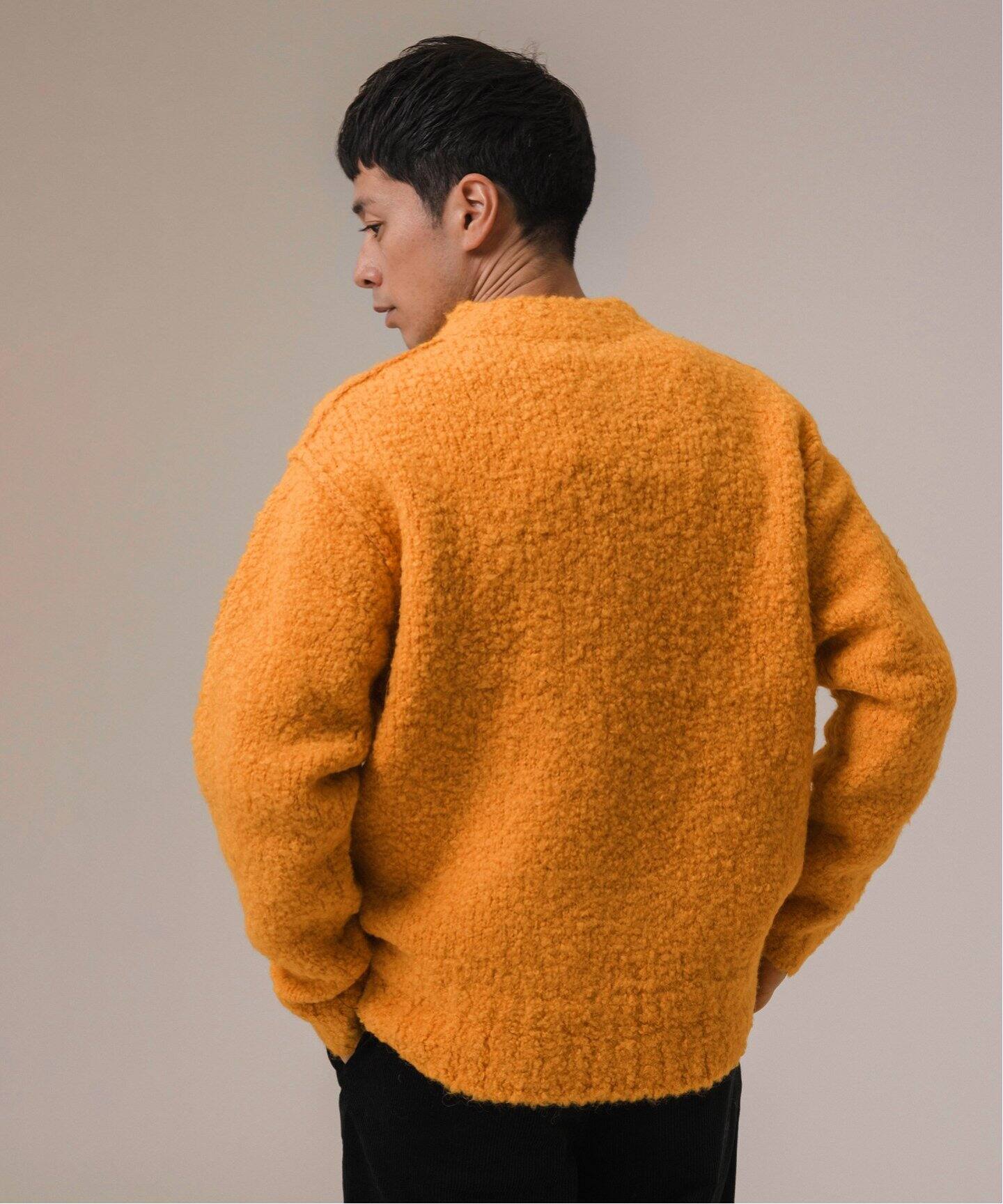 LA BOUCLE (ラブークル) ALPAFUR PILE JQ V/N ニット（ニット 