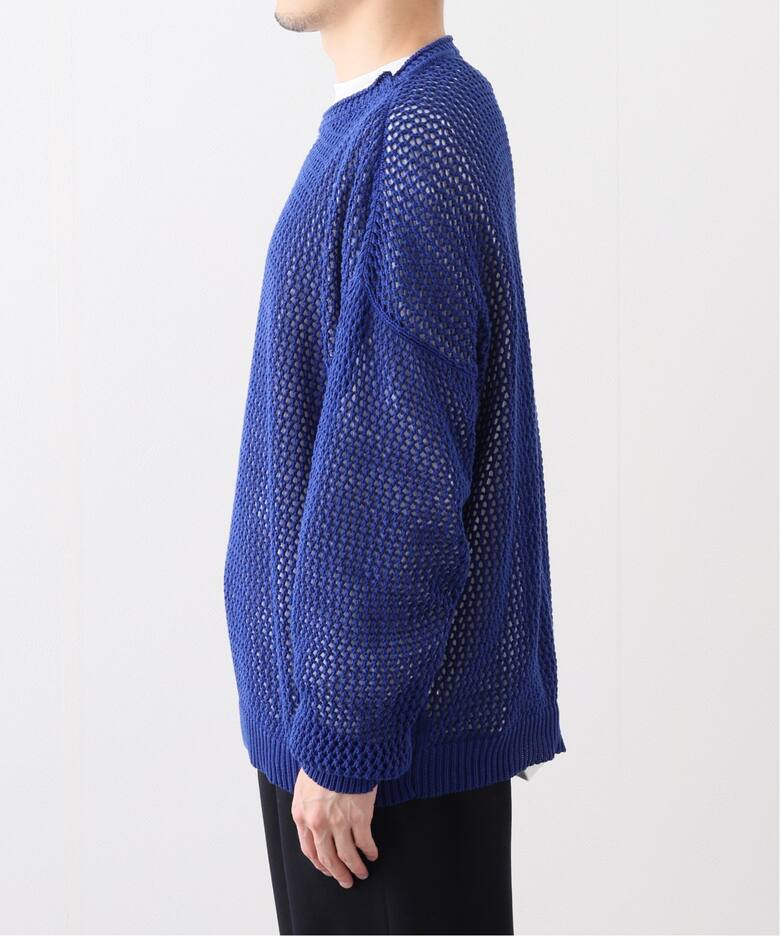 s.k. manor hill(エスケーマノアヒル) Open Knit Sweater（ニット 