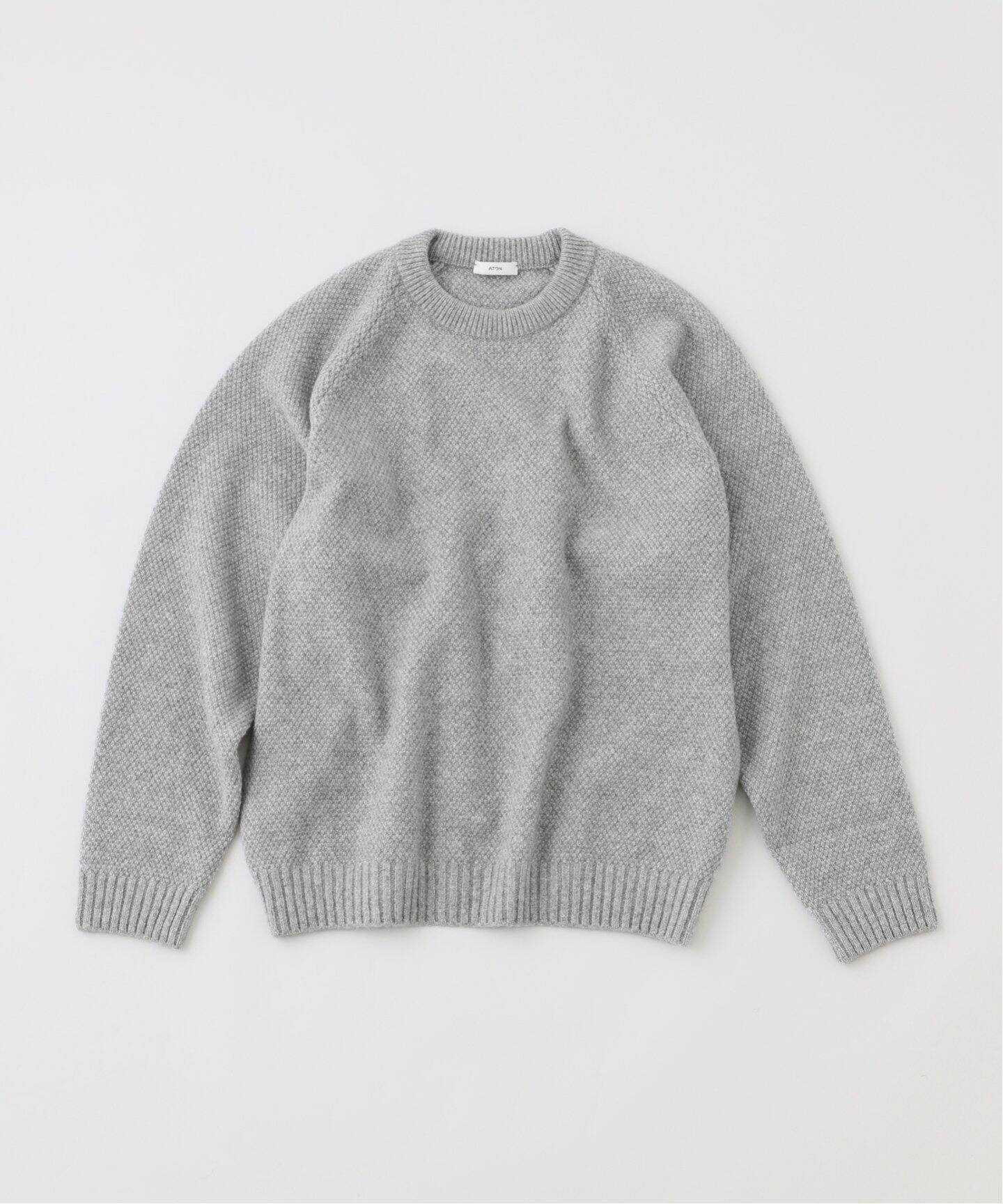 ATON(エイトン) LAMBS WOOL CREWNECK SWEATER KRAGCW0402（ニット  