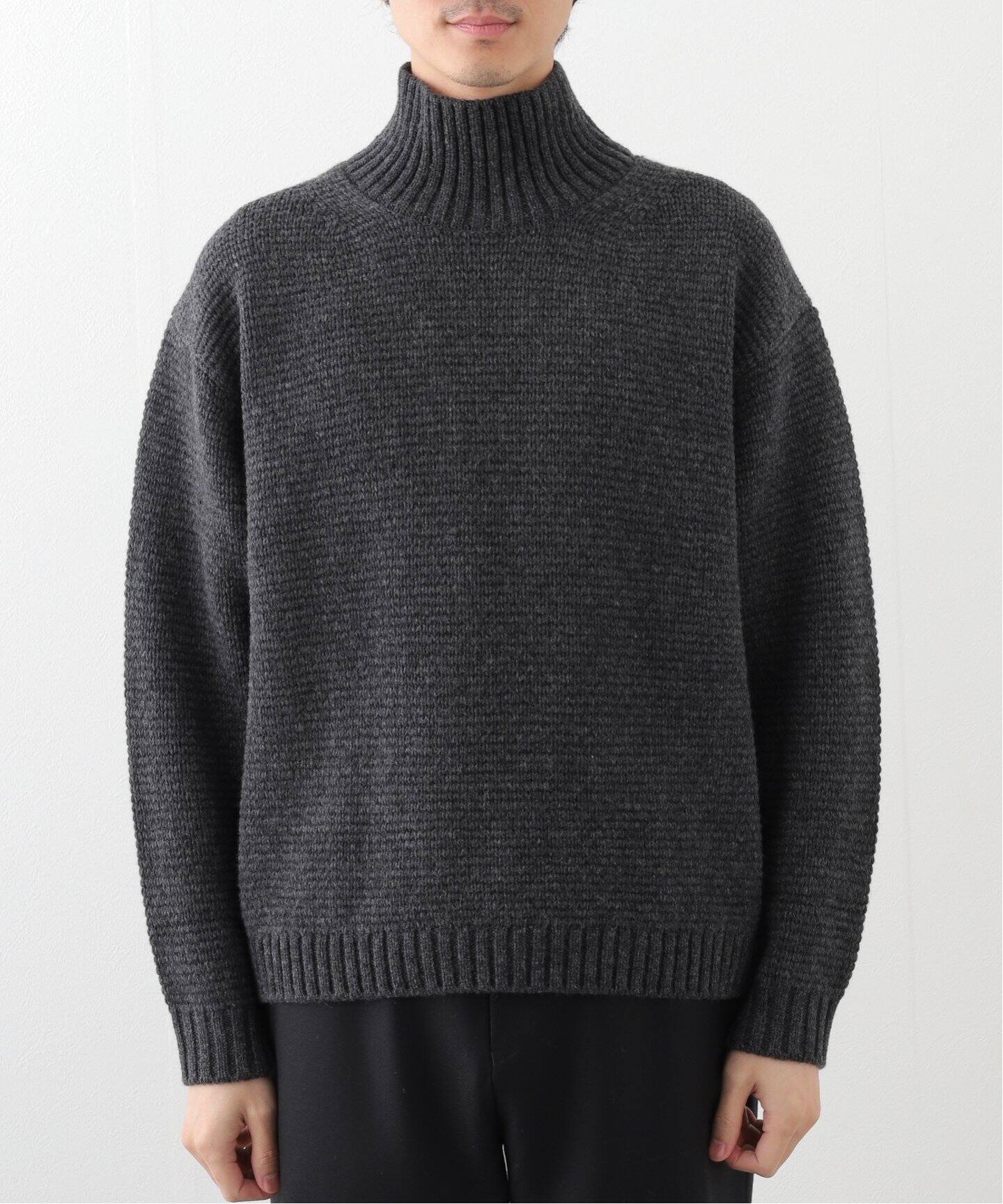 エイトン ニット セーター アルパカ混 KRAGNW0803 ベージュ XL（ATON  