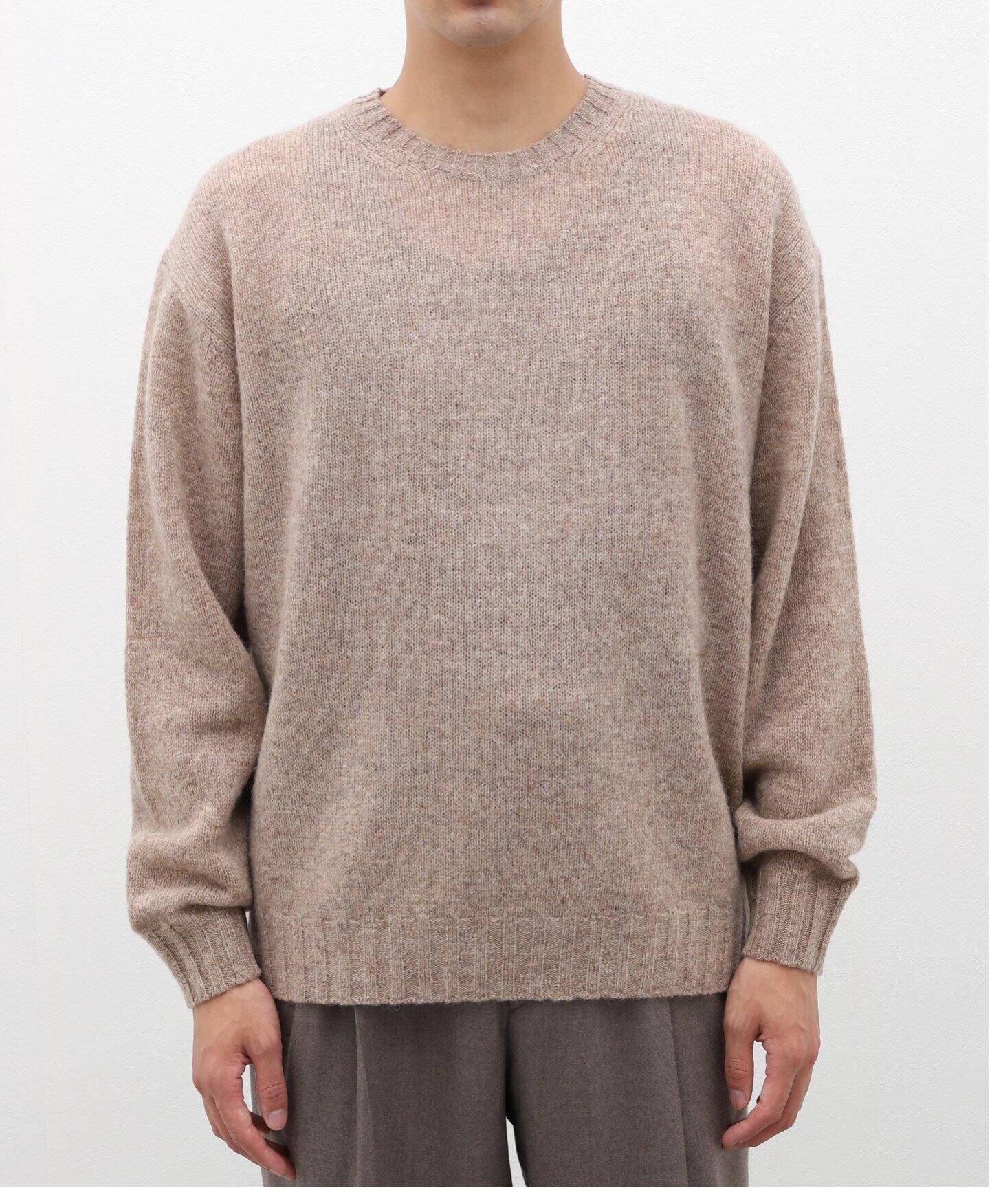 AURALEE (オーラリー)SHETLAND WOOL CASHMERE KNIT P/O A24AP02SC 