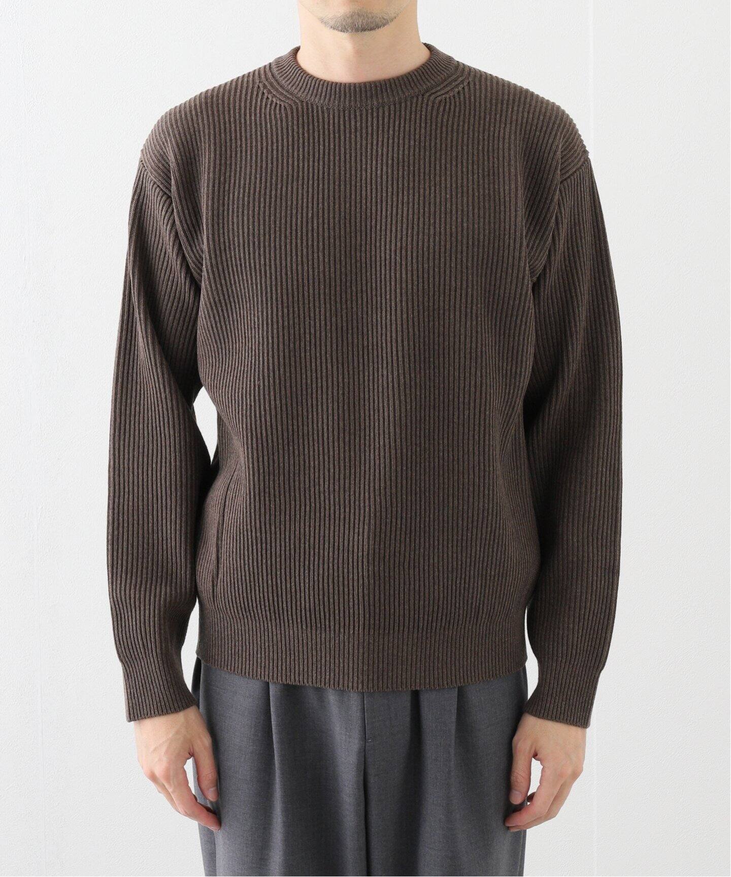 AURALEE SUPER FINE WOOL RIB KNIT P/O A24AP02RK（ニット／セーター 