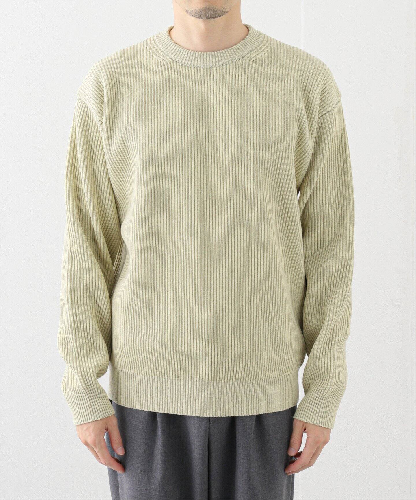 AURALEE SUPER FINE WOOL RIB KNIT P/O A24AP02RK（ニット／セーター 