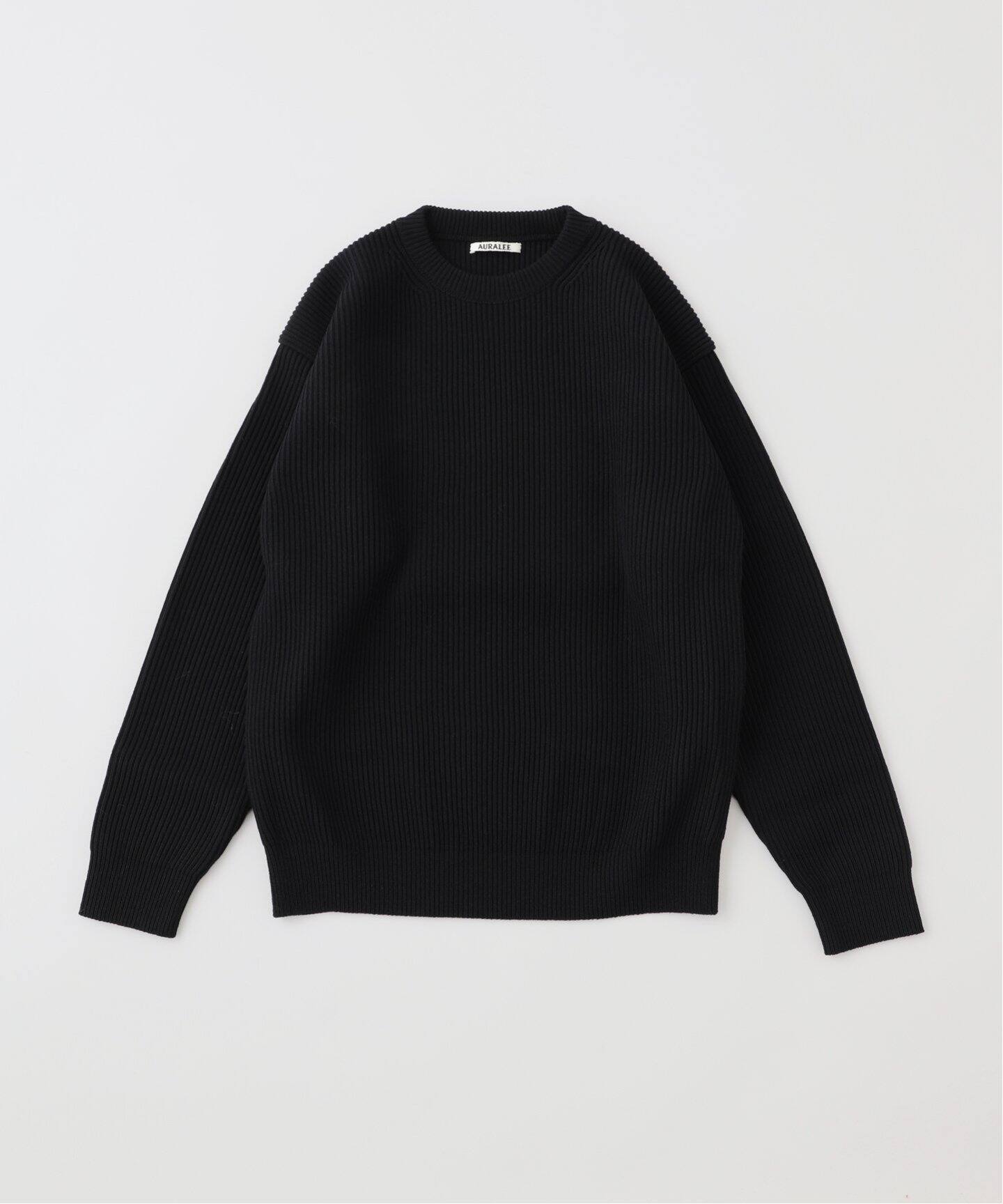 AURALEE SUPER FINE WOOL RIB KNIT P/O A24AP02RK（ニット／セーター 