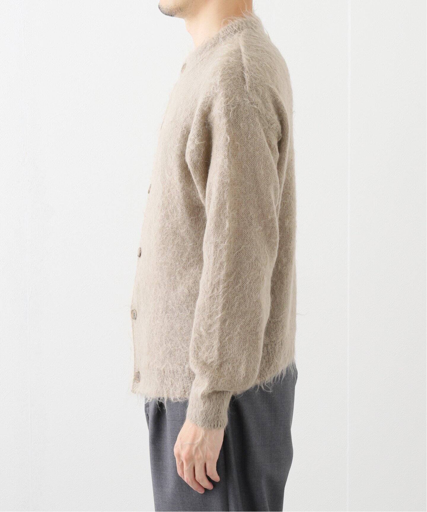 AURALEE BRUSHED SUPER KID MOHAIR CARDIGAN A24AC01KM（カーディガン 
