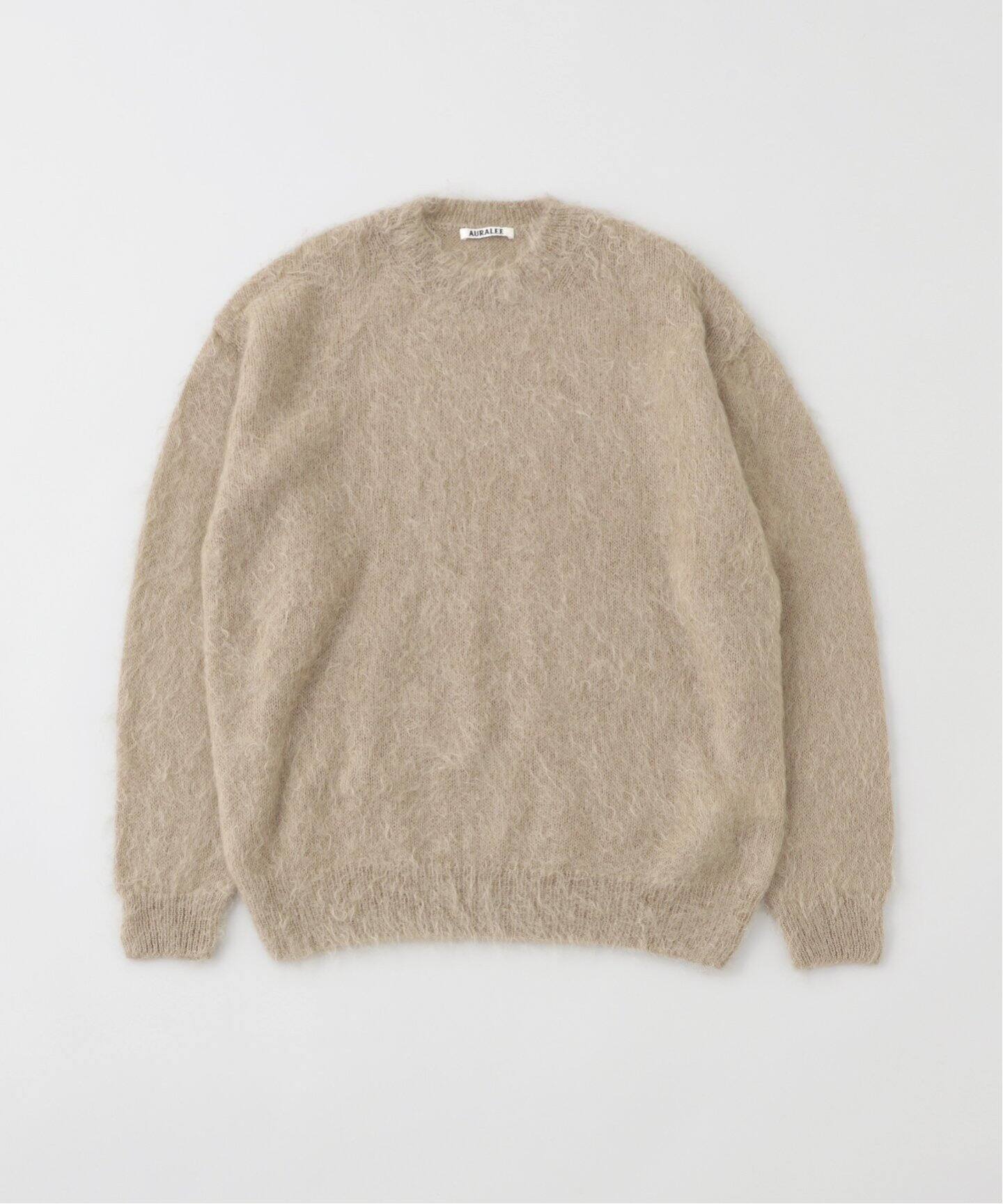 AURALEE BRUSHED SUPER KID MOHAIR KNIT P/O A24AP03KM（ニット 