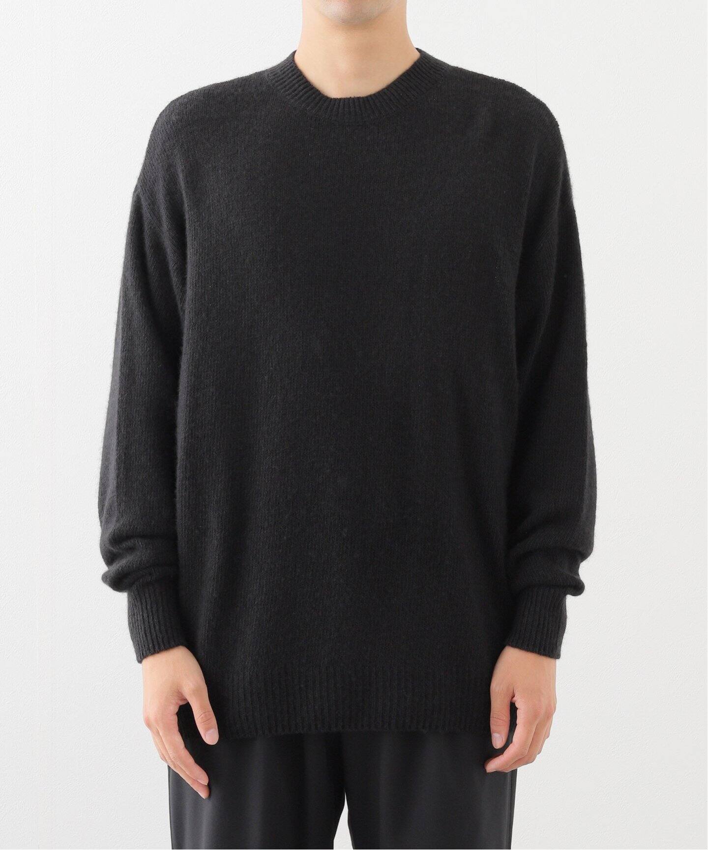 COMOLI(コモリ) カシミヤセイヒンゾメ クルーネックニット A03-06002 