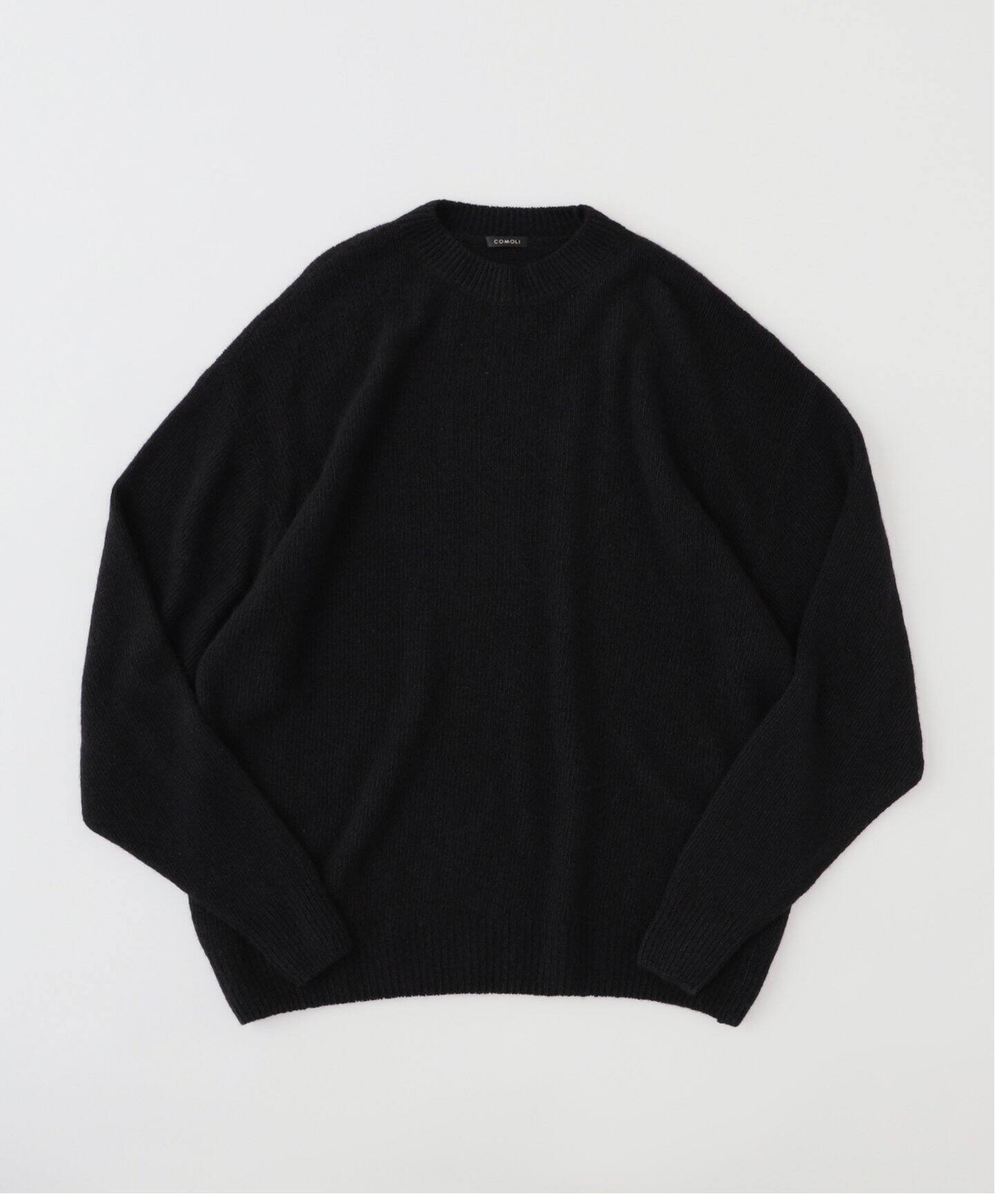 COMOLI(コモリ) カシミヤセイヒンゾメ クルーネックニット A03-06002 