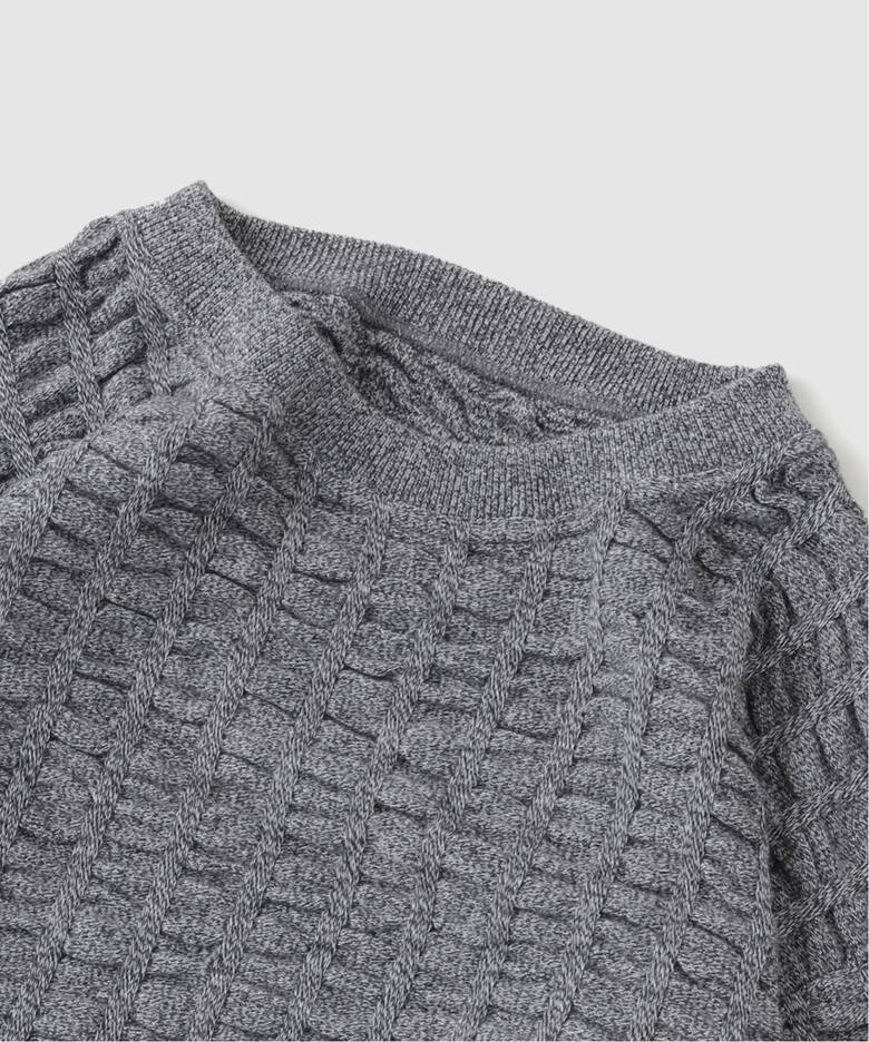 CREPUSCULE / クレプスキュール Wave Knit（ニット／セーター）｜417 