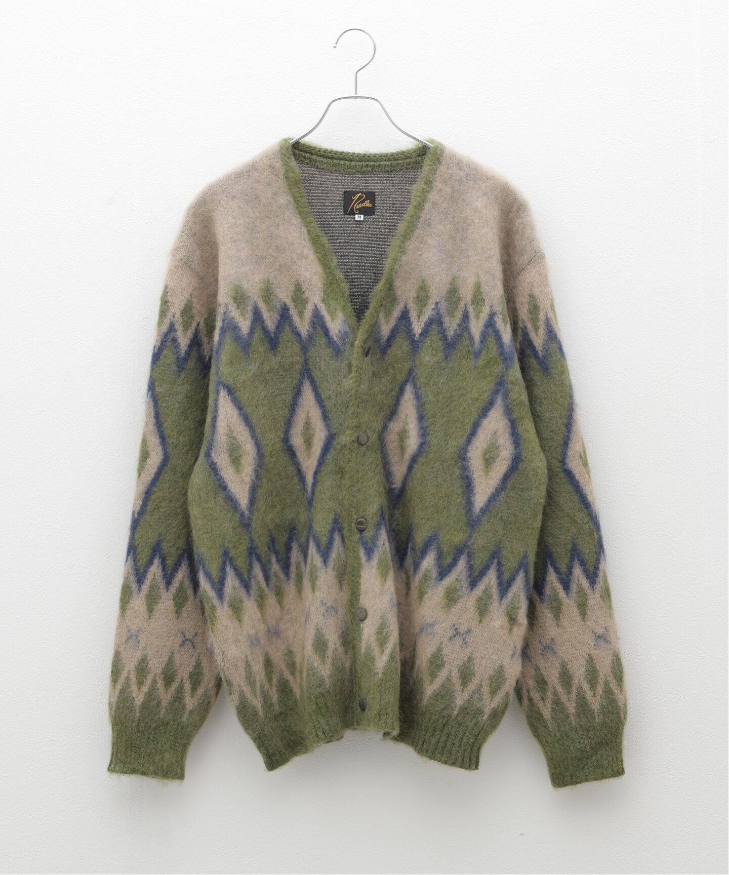 NEEDLES / ニードルズ Mohair mix Cardigan - Diamond（ニット  