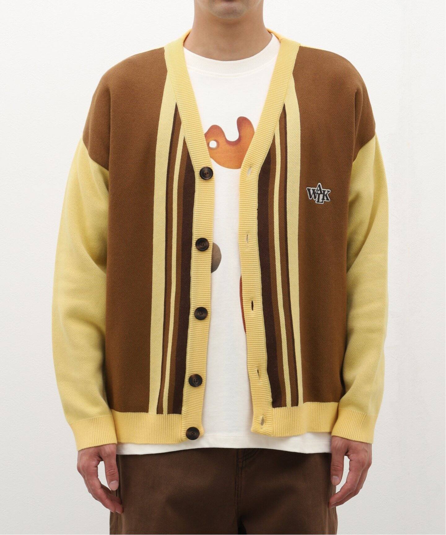 ニット WALK in PARIS / ウォークインパリス Le cardigan dore de papi メンズ WALK in PARIS ⁄ ウォークインパリス Le cardigan dore de papi