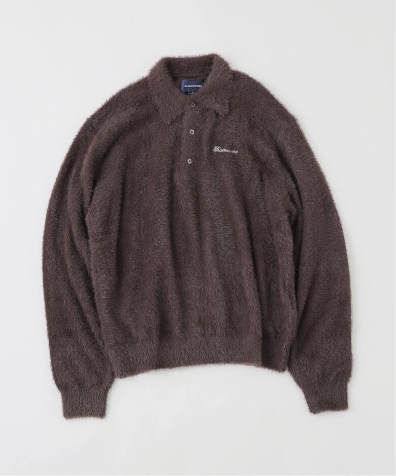 thisisneverthat / ディスイズネバーザット】SCT-LOGO SHAGGY KNIT 