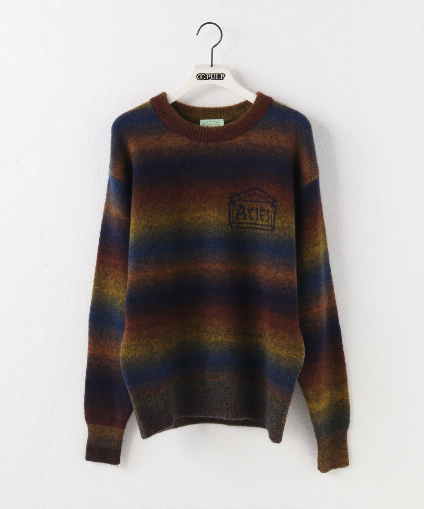 ARIES / アリーズ】BOUCLE SPACE DYE KNIT（ニット／セーター）｜PULP 