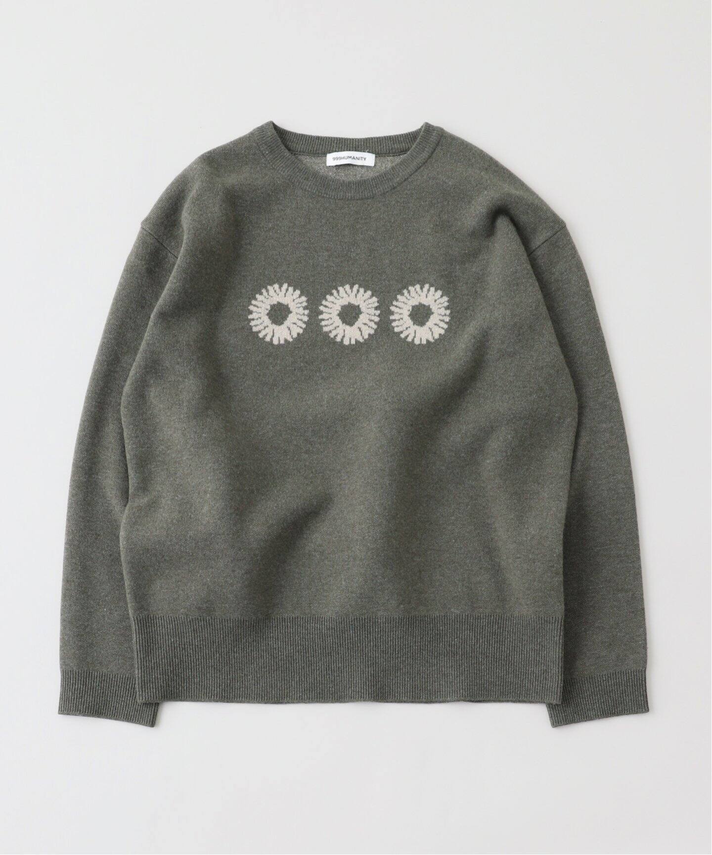 999HUMANITY / 999ヒューマニティ】LOGO CREWNECK KNIT（ニット 