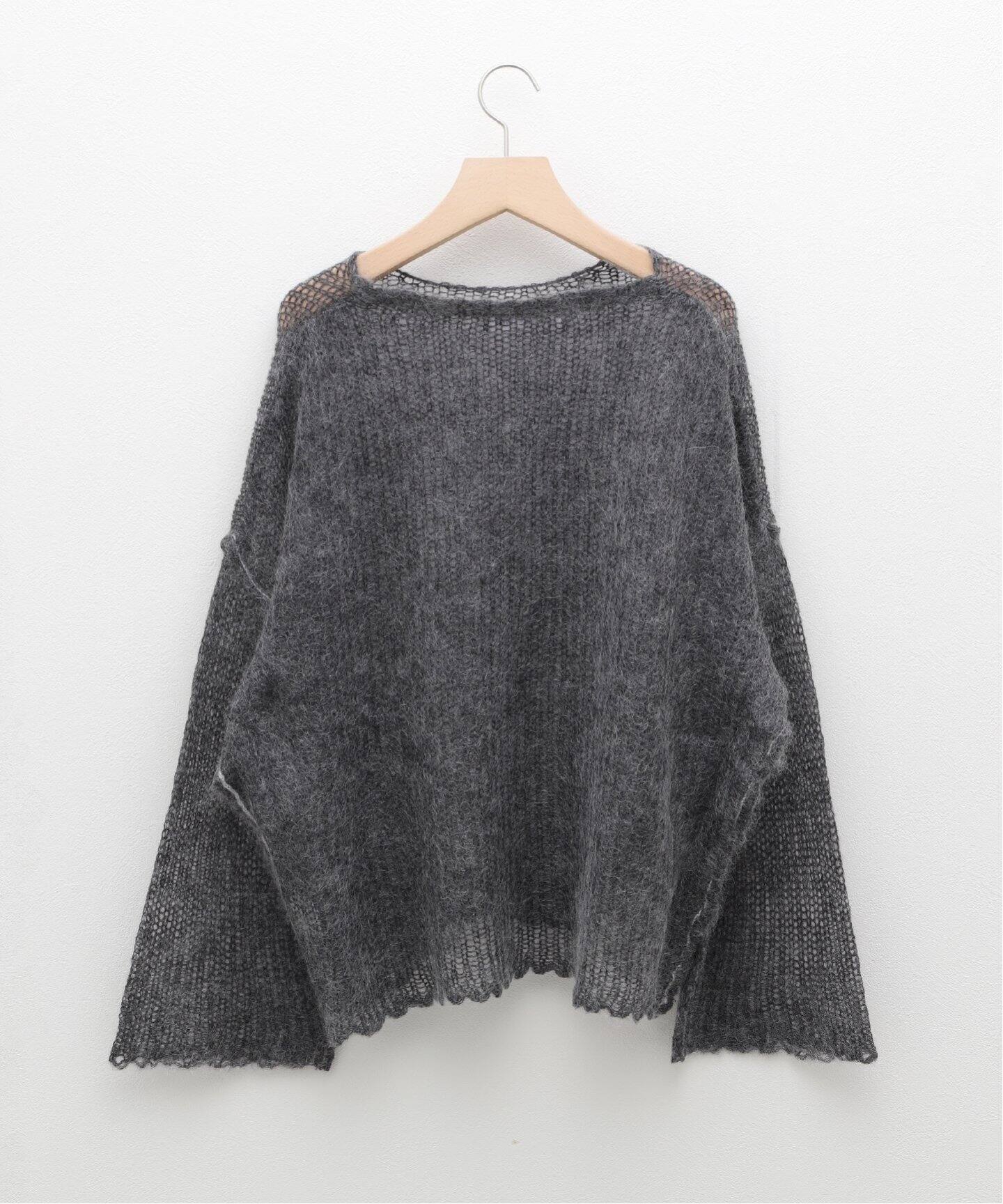 SandWaterr / サンドウォーター】RESEARCHED BOAT NECK SWEATER 